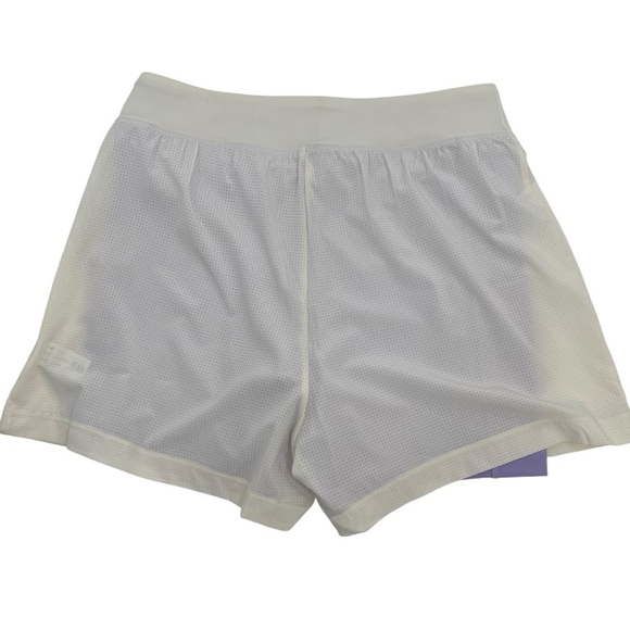 Bad Birdie Range Shorts Size Medium Whisper White purple under shorts NWT - Picture 3 of 6